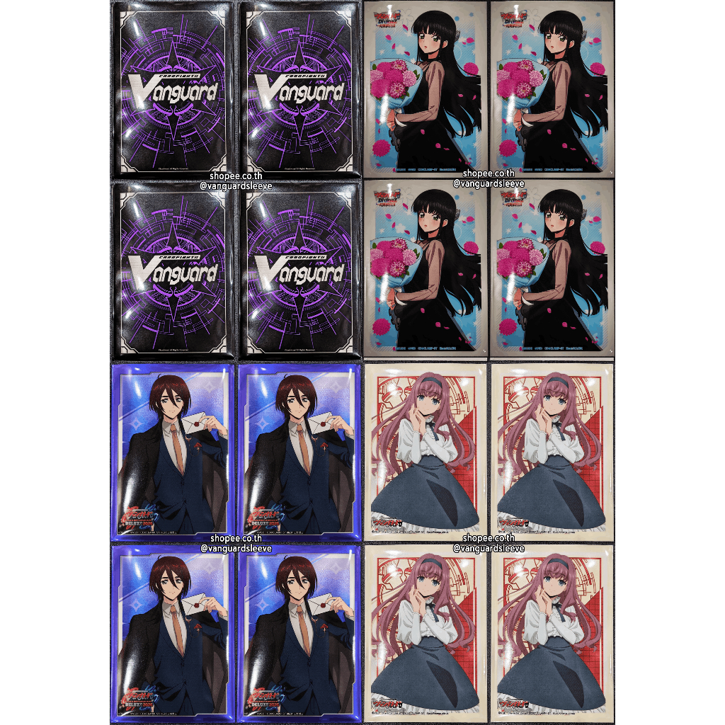 แบ่งขาย สลีฟแวนการ์ด ญี่ปุ่น Bushiroad Sleeve ชุด 4 ซอง Vanguard เนชั่น BanG Dream Hololive แฝด 5