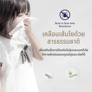 LOTUS หมอนหนุน ขนาด 20 x 30 นิ้ว รุ่น MicroDownia รองรับต้นคอ หลับสบายทุกคืน เสมือนหมอนขนอ่อนห่าน