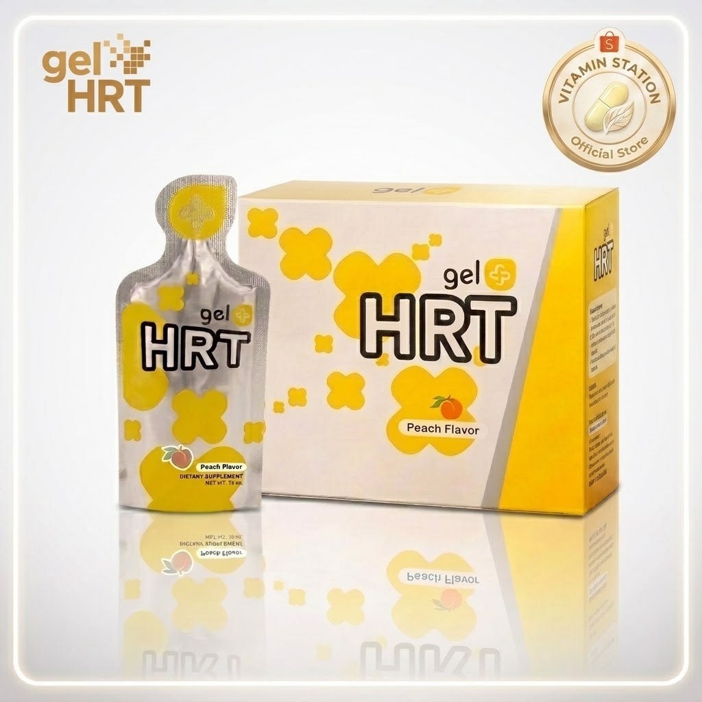 HRT Gel Plus ( เอชอาร์ที เจลพลัส ) เจลบำรุงหัวใจ ลดความดัน รักษาสมดุลคอเลสเตอรอล ดูดซึมไว