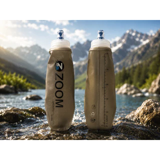 ZOOM SPORTS ขวดน้ำนิ่ม 500ML | Soft Flask TPU BPA FREE สำหรับวิ่งเทรล วิ่งมาราธอน ปั่นจักรยาน เดินป่า