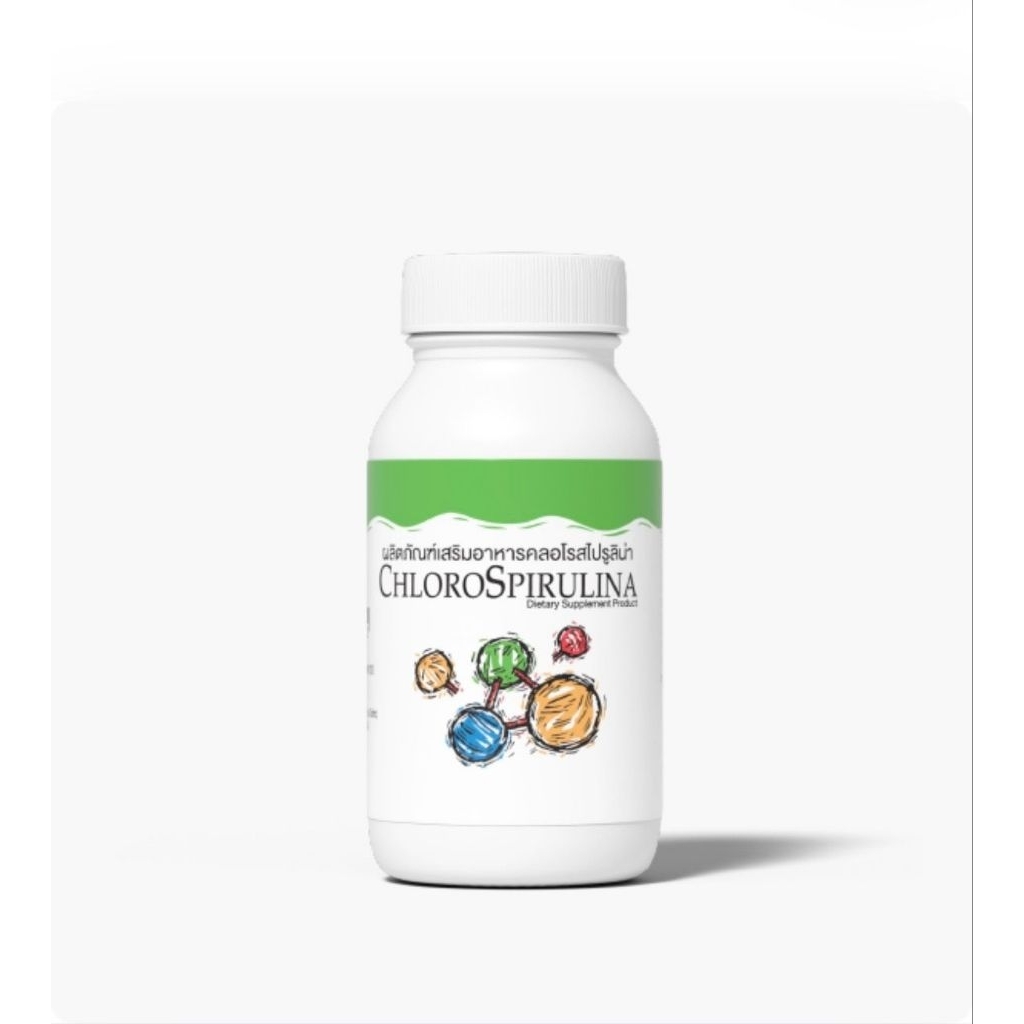 60 เม็ด สาหร่าย ChloroSpirulina บำรุงผมและผิว ดูแลสุขภาพทุกวัน
