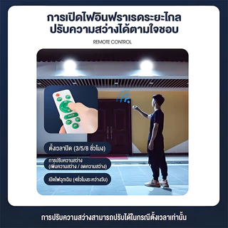 💡ซื้อ 1 แถม 1💡 ไฟโซล่าเซล ไฟ โซล่าเซลล์ แท้ไฟสปอตไลท์ 3000000W solar light IP69 กันน้ำกลางแจ้ง แสงสว่าง 12-14 ชั่วโมง