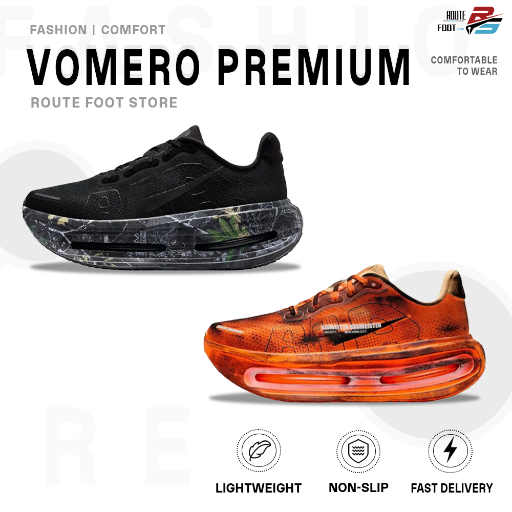[ของแท้ 100%] 🎉 Vomero Premium ⭐ ไซส์ 36-45 รัรองเท้าวิ่ง IQ7166-800/IO7325-001