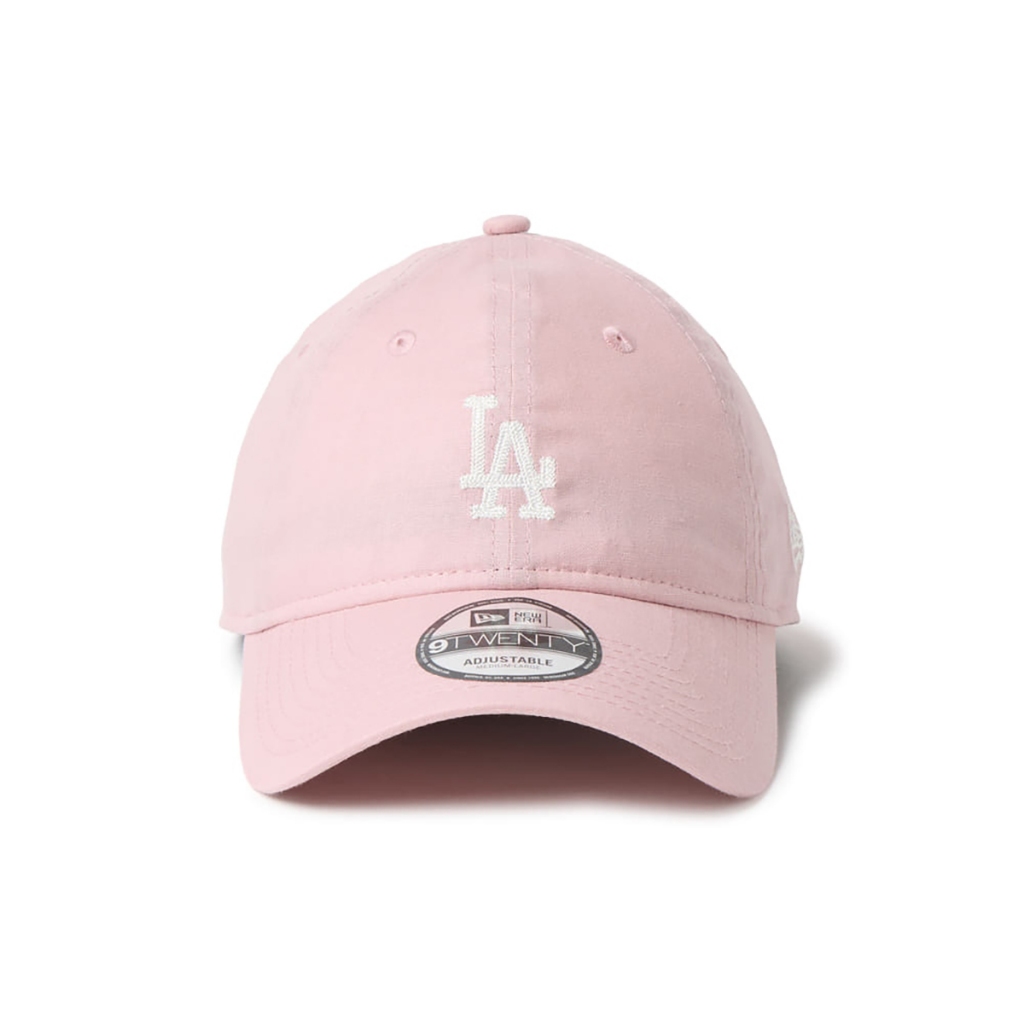 New Era قبعة Los Angeles Dodgers قطن وكتان — وردي — صورة 2