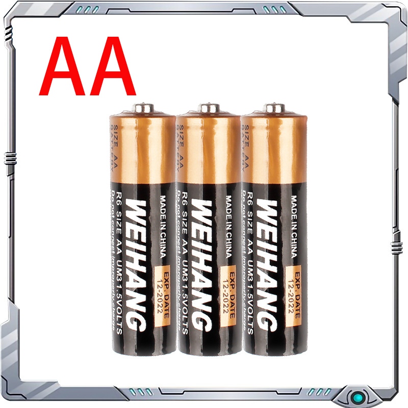 ถ่านไฟฉาย AA 1.5V R6 ถ่านขนาด AA สำหรับของเล่น รีโมท นาฬิกา ไฟฉาย ใช้งานได้ทันที ราคาประหยัด