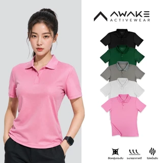 AWAKE เสื้อโปโลสำหรับผู้หญิง Polo Active For Ladies