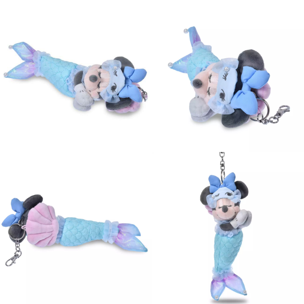 พร้อมส่ง 🧜‍♀️ พวงกุญแจ Minnie Mouse Mermaid จาก Disney Japan