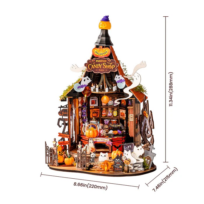 Rolife DIY Miniature Dollhouse - Haunted Candy House รูปที่ 6