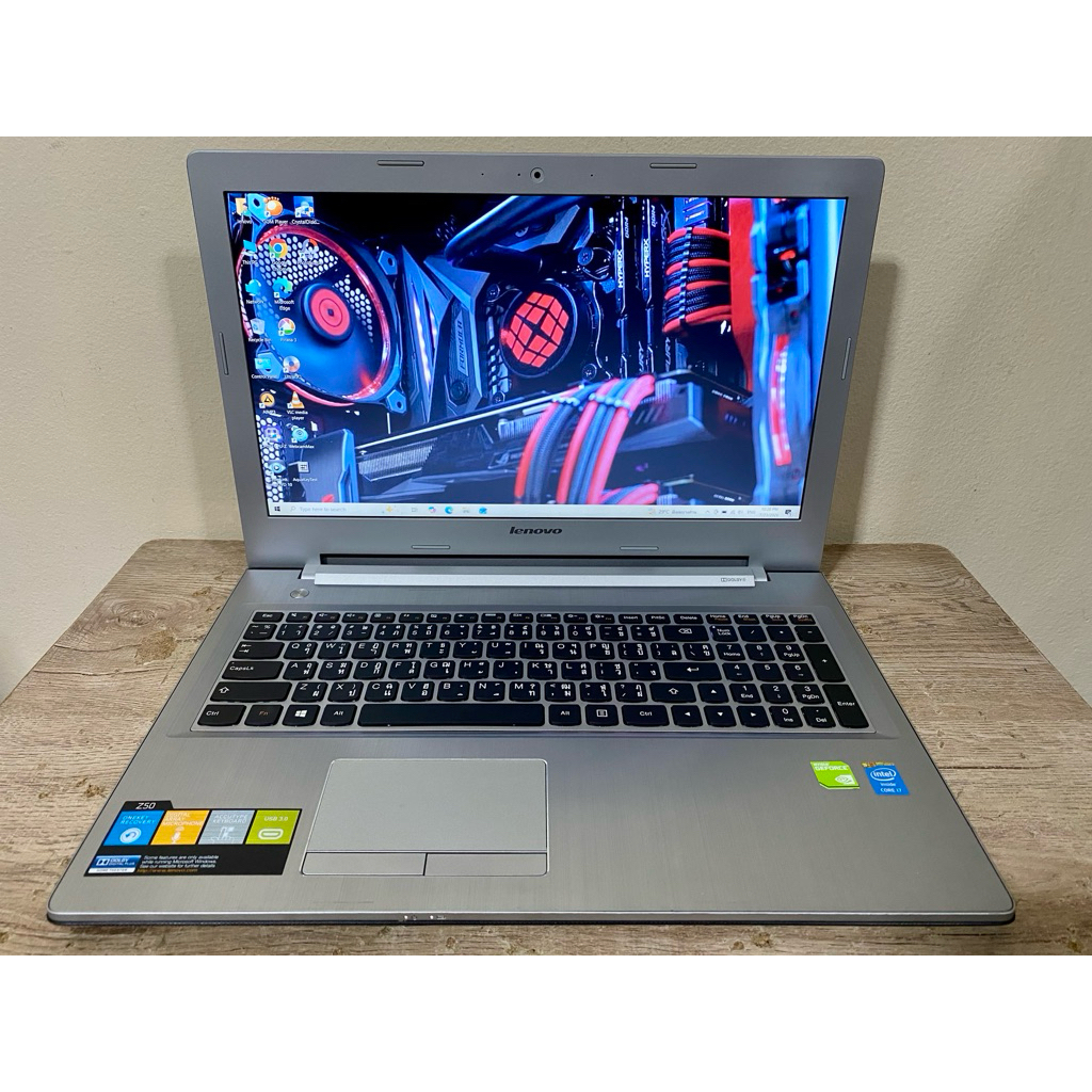 ขาย โน๊ตบุ๊ค Lenovo ideapad Z50-70 Intel Core i7-4510U CPU 2.60 GHz RAM 8 GB SSD 120 GB