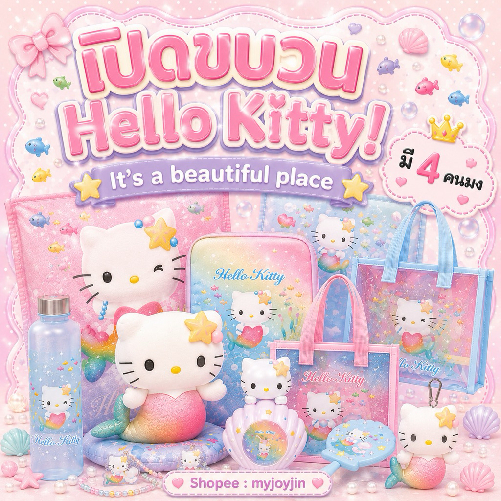 👑 จอนอจอ : Hello Kitty ! It's a beautiful place “ มี 4 คนได้ ”