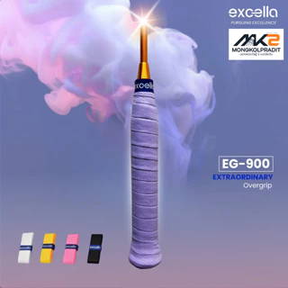 Excella EG-900 กริปพันด้ามไม้แบด Overgrip [แพ็ค 3 ชิ้น] ขวัญใจ สาย หนึบ! (เอ็กซ์เซลล่า)