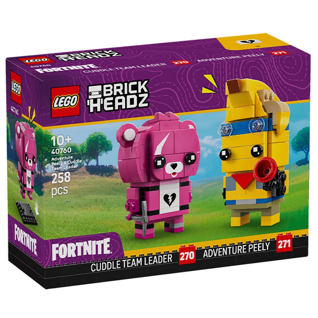 40760 : LEGO Fortnite BrickHeadz Adventure Peely & Cuddle Team Leader (สินค้ากล่องมีตำหนิเล็กน้อย)