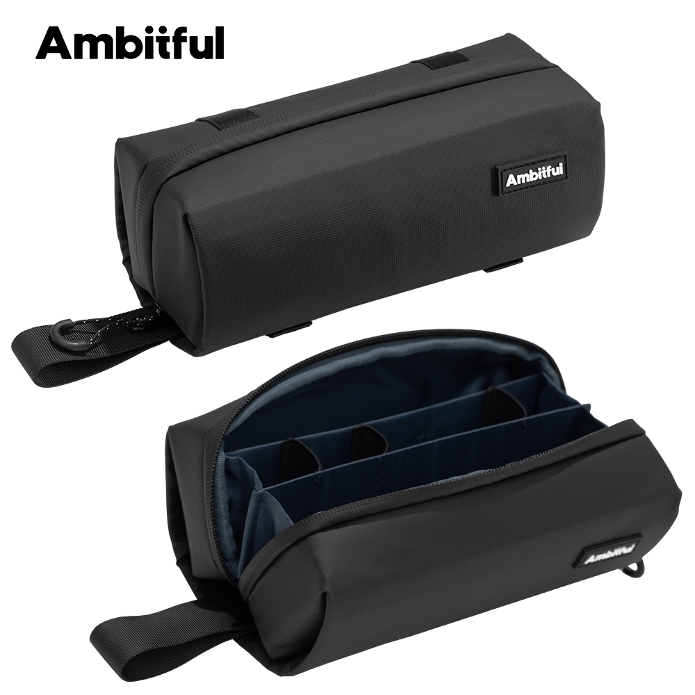 Ambitful ZOOM P1กระเป๋าเก็บของอเนกประสงค์วัสดุ PU กันน้ำอุปกรณ์เสริมในการถ่ายภาพกระเป๋าใส่โน๊ตบุ๊คแบ