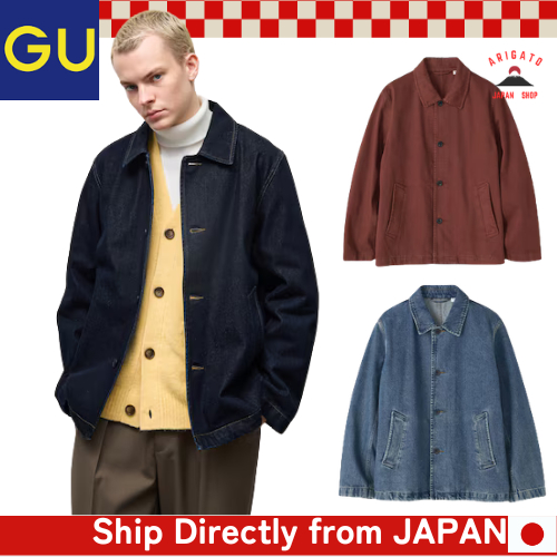GU Denim Work Jacket CL Unisex