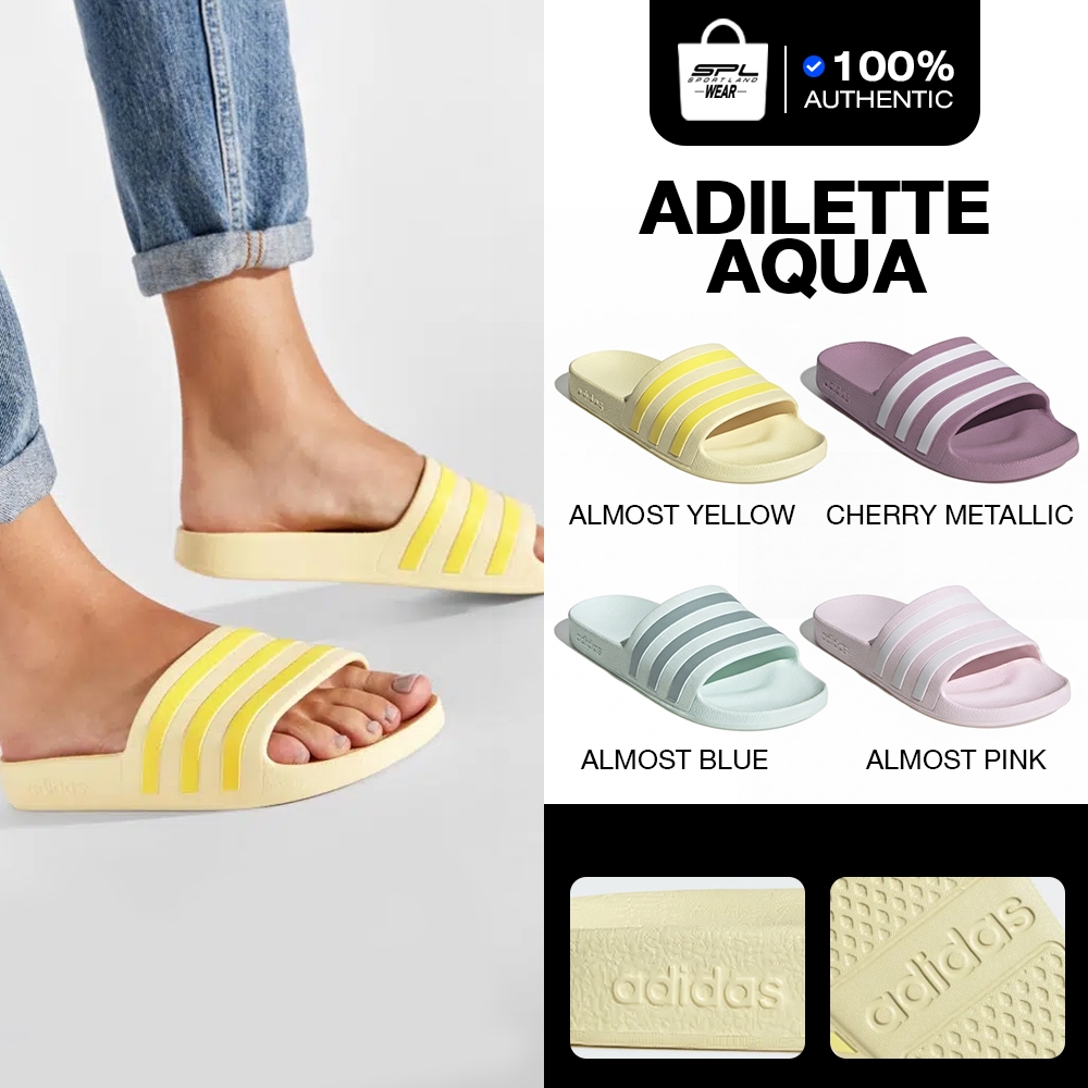 Adidas Collection อาดิดาส รองเท้าแตะ SPF Adilette Aqua FY8107 / GX4280 / GX4281 / GZ5878 / HP6295 (800) EOSS