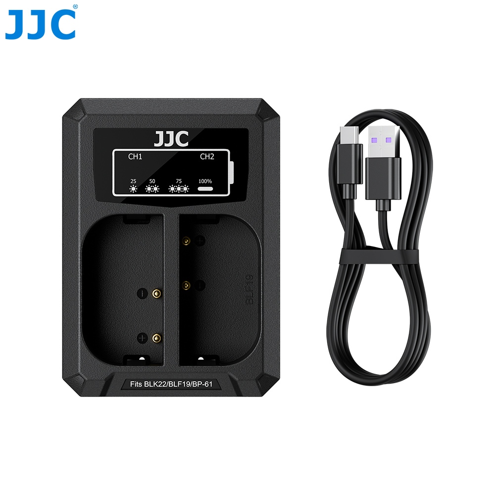 ที่ชาร์จแบต PANASONIC LUMIX L10 จาก JJC DCH-BLF19ETC