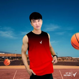 เสื้อกล้ามออกกำลังกายผู้ชาย VICTORY VF02 ใส่ฟิตเนส วิ่ง ยิม ระบายอากาศดี ทรงสวย