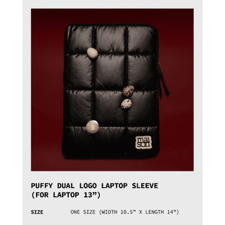 maison KEEPS Lifestyle | Puffy Dual Logo Laptop Sleeve | กระเป๋าแลปท็อป