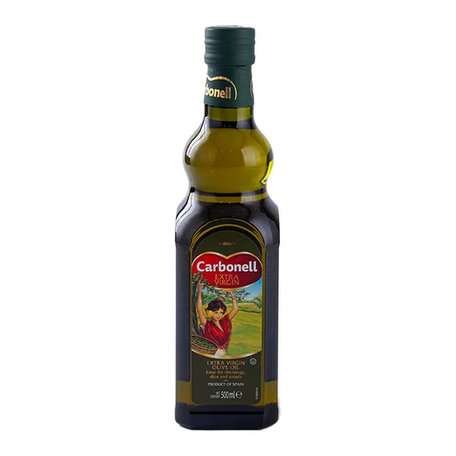 น้ำมันมะกอก เอ็กซ์ตร้า เวอร์จิ้น คาร์โบเนล 500ml (Carbonell Extra Virgin Olive Oil) สกัดเย็น 100% นำเข้าจากสเปน ทำน้ำสลั