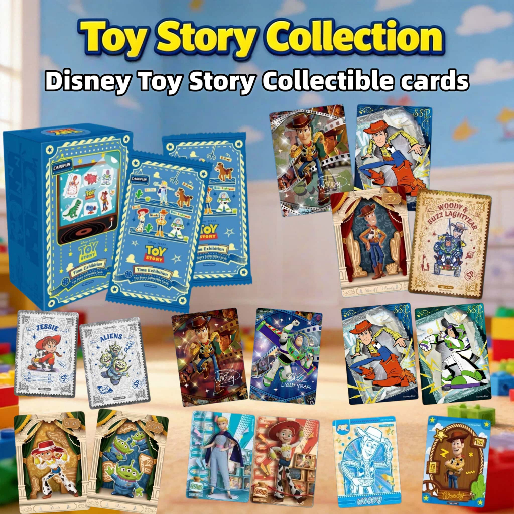 【English version】Jikashe Genuine Disney Toy Story Time Exhibition Movie Collection Card (Pixar)