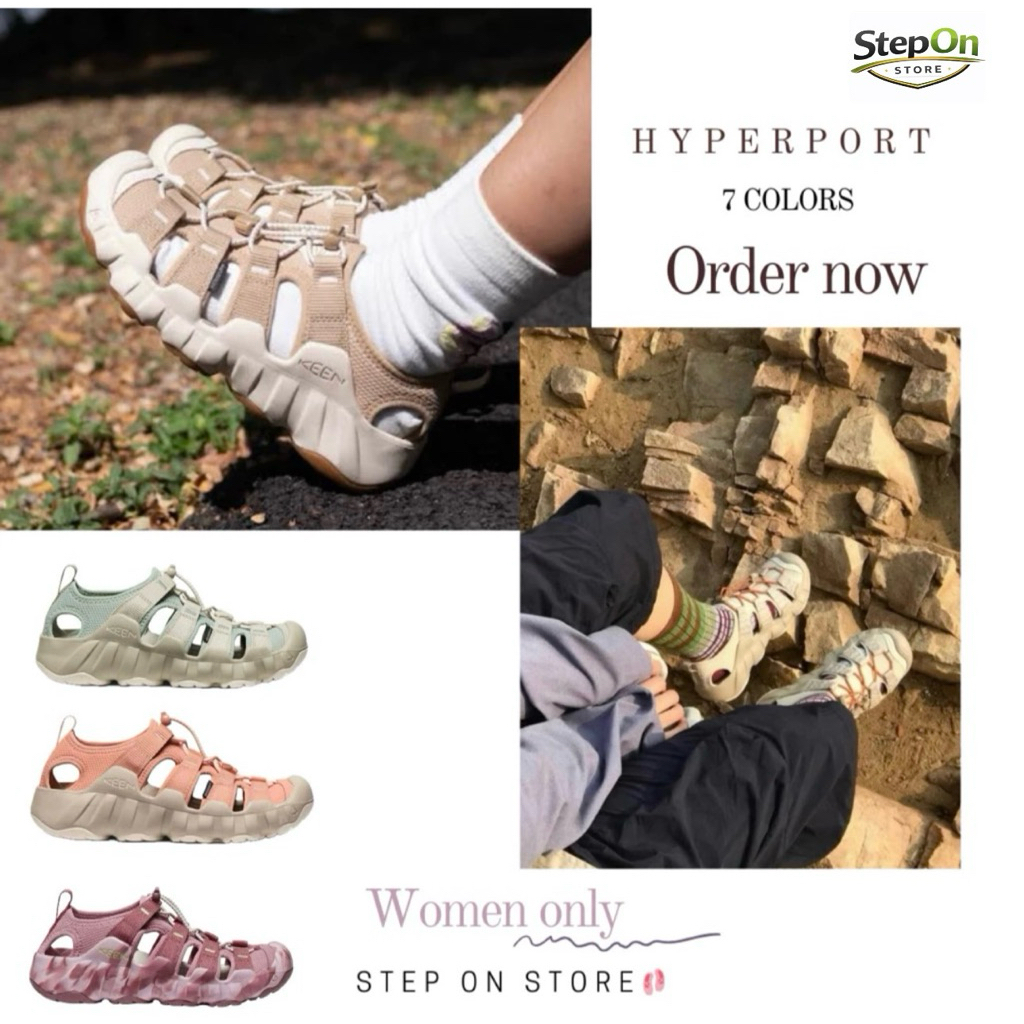 พร้อมส่ง Hyperport รองเท้าแตะรัดส้น Outdoor รุ่นสายปรับได้ พื้นหนานุ่ม ใส่เดินสบาย
