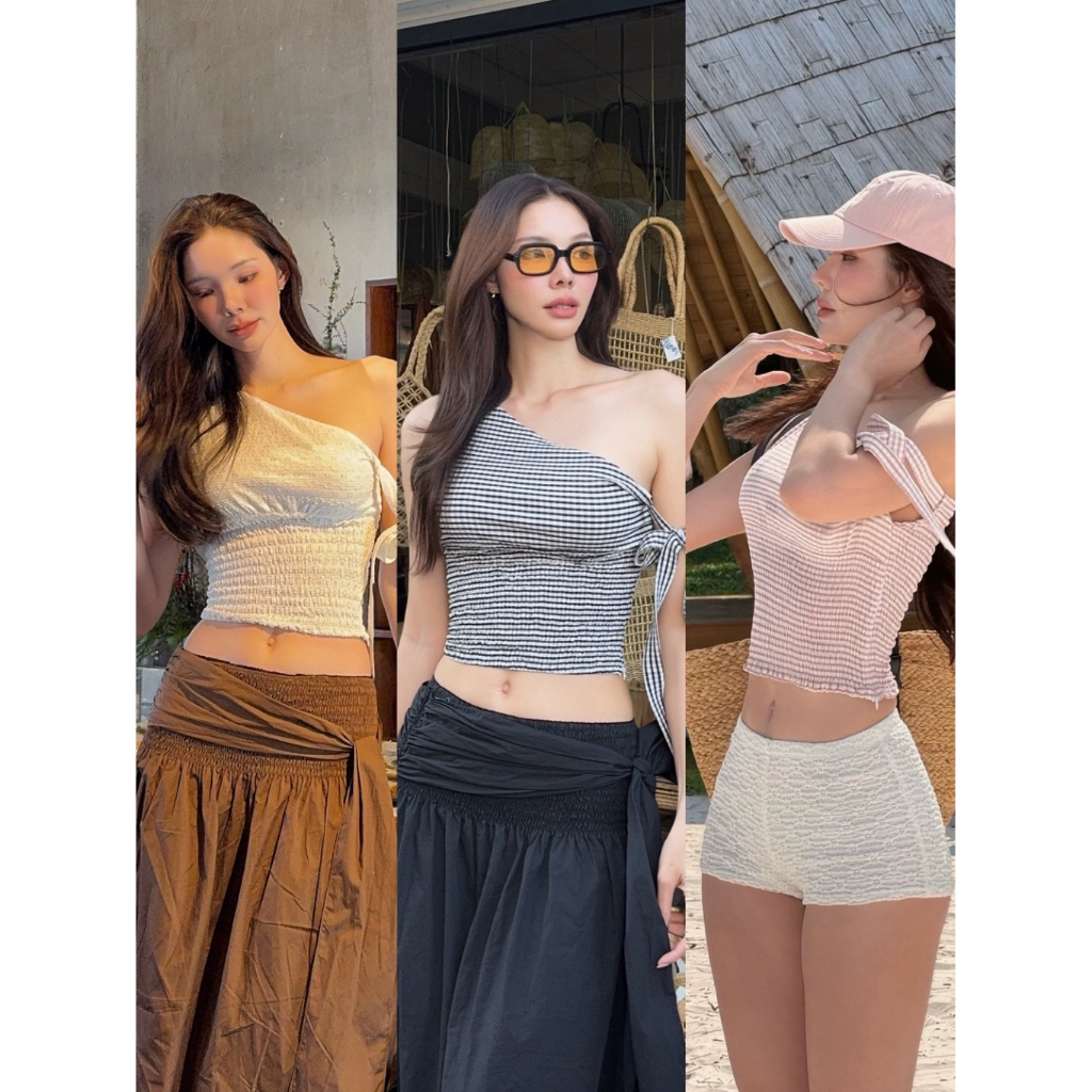 Sister.rrr : CHER TOP เสื้อปาดไหล่
