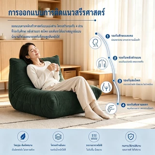 DreaME ฟองน้ำเต็ม เดี่ยว โซฟาเล็ก 88x60x78ซม นุ่มสบาย โซฟา มินิมอล บรรจุภัณฑ์สูญญากาศ เหมาะสำหรับห้องนั่งเล่น/ห้องนอน