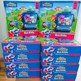 [ของแท้] ThinkFun Friends - Bus Ride: Elephant’s Seat-Sorting Game บอร์ดเกมเสริมทักษะ Logic การจัดหมวดหมู่ เด็ก 3 ขวบ+