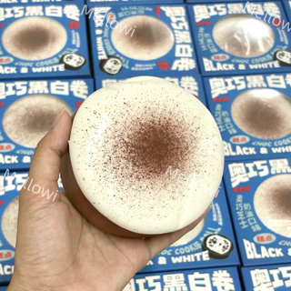 สกุชชี่คุกกี้โอริโอ้ Hachimi 【 แบรนด์แท้ 】 Black & White Squishy เนื้อนุ่มบีบหนึบ คืนตัวช้า ของเล่นคลายเครียด พร้อมกล่อง