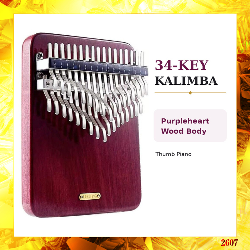 [LingTing] LT-K34V 34-Key Chromatic Kalimba Listen to the Snow
