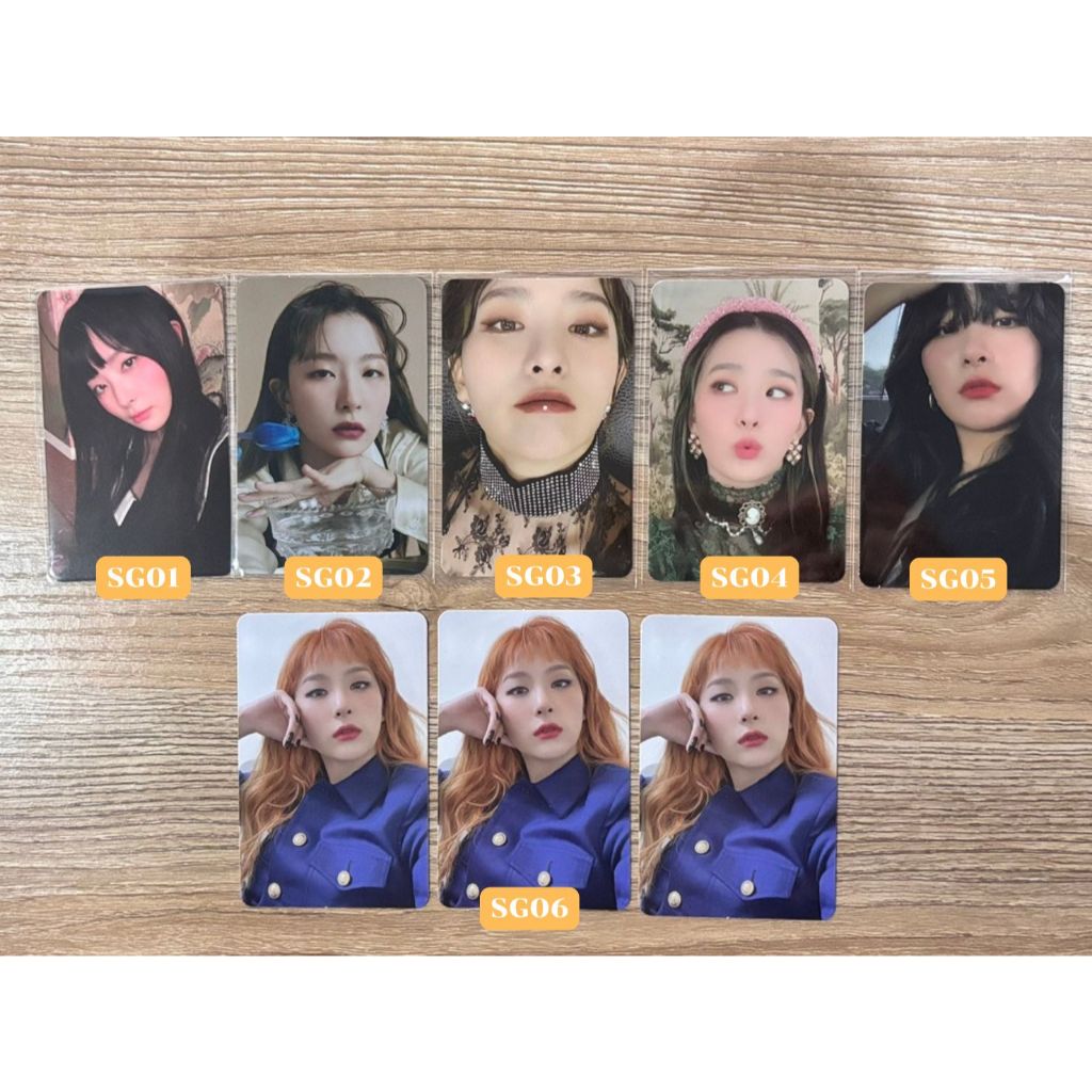 (พร้อมส่ง) การ์ด Red Velvet Seulgi ซึลกิ ของแท้ 💯%