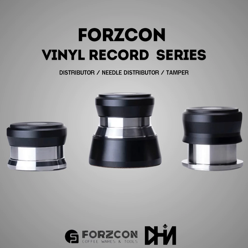 ✅พร้อมส่ง✅ FORZCON Vinyl Record Series อุปกรณ์กาแฟ Needle / Distributor / Tamper ระบบ 58 มม.