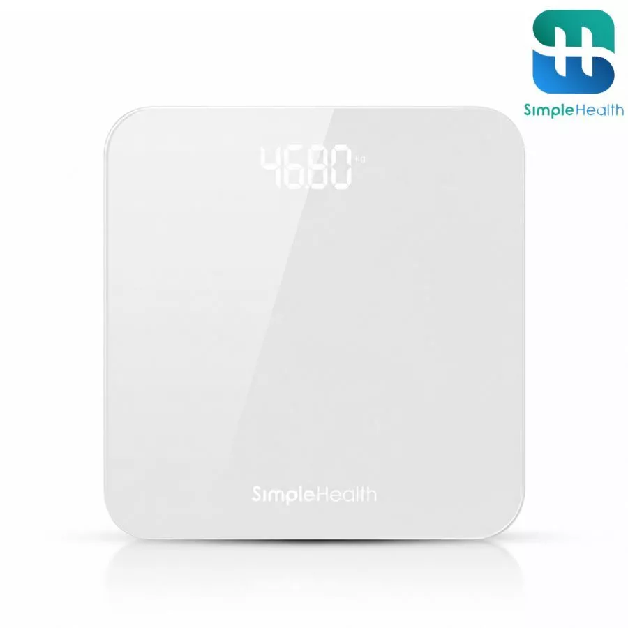 Simple health เครื่องชั่งน้ำหนัก เครื่องชั่งดิจิตอล weight scale ระบบเซ็นเซอร์อัจฉริยะ รับประกัน 1 ปี