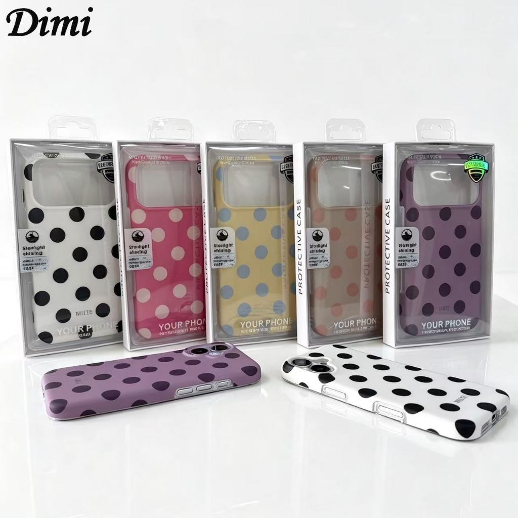CASE 17promax เคสสกรีนลายจุด เคสหลังเเข็ง กันกระเเทก รุ่น สำหรับ ไอโฟน 18promax 16 pro max 15 pro max 14 pro max 13