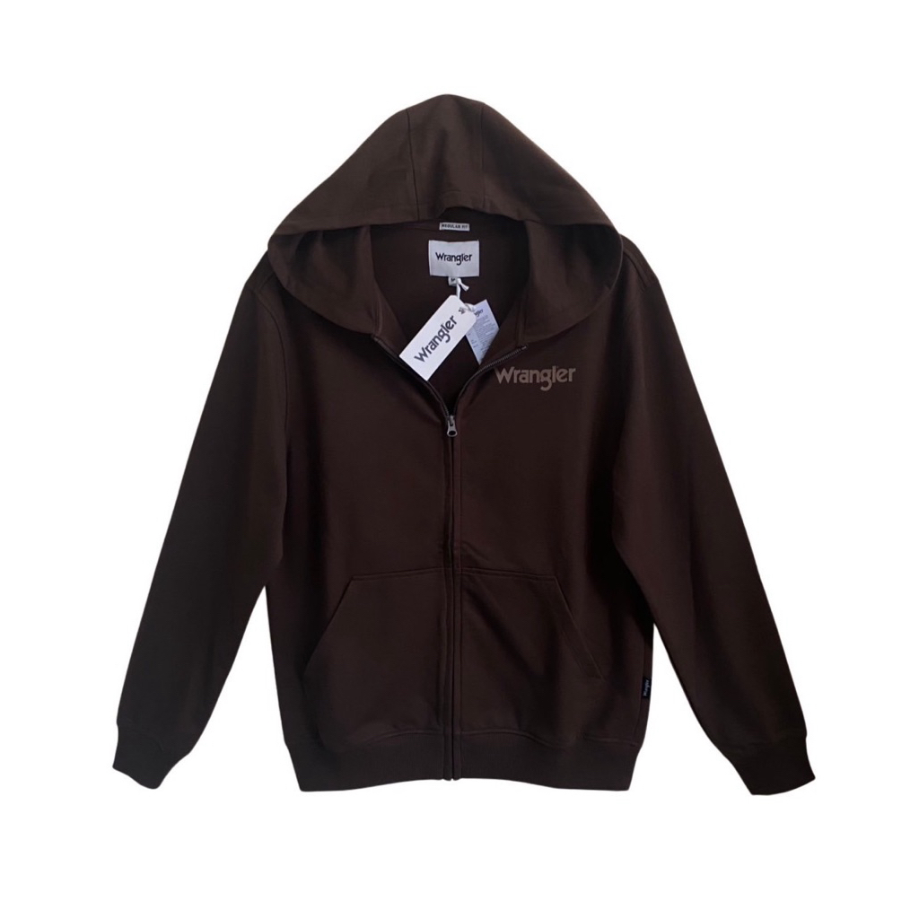 พร้อมส่ง wrangler เสื้อฮู้ดดี้ ใส่ได้ชายหญิง มีหมวก ผ้านุ่มสวมใส่สบาย แท้จากช็อป