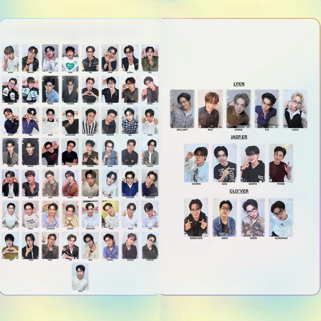 GMMTV COLLECTIBLE RANDOM CARD ALL EYES HERE BOYS การ์ด BOYS 98 แบบ จากงาน มหกรรมนิยายนานาชาติ 2026
