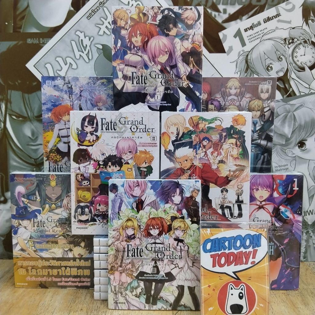 ⚔️🛡️🏆หนังสือการ์ตูน FATE SERIES 3 ภาค คอมิกอะลาคาร์ต,ซิงกูลาริตี้ย่อยII&EX สินค้ามือ1 CT4380