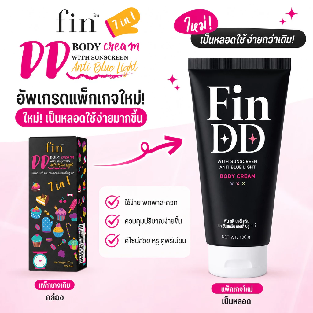 ดีดีบอดี้ครีม วิท ซันสกรีน แอนตี้บลูไลท์ DD BODY CREAM WITH SUNSCREEN ANTI BLUE LIGHT thumbnail 3