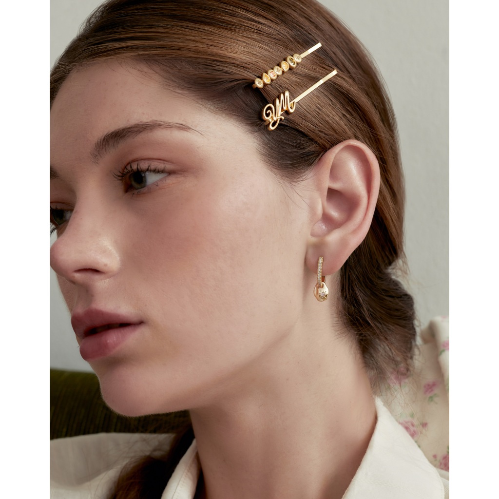YVIS Lantern Brass Hoop Earrings - FUNDAMENTAL Mitr X YVIS