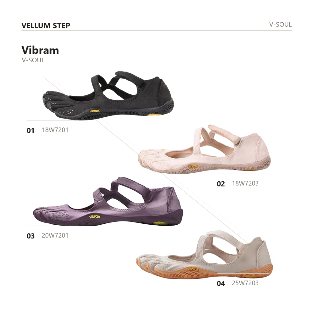 ของแท้ 100%Vibram V-SOULรองเท้าในบ้านกลางแจ้ง ลำลองระบายอากาศ สวมสบาย💛