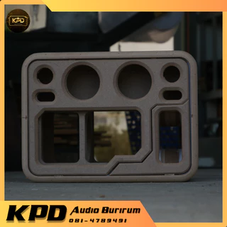 ตู้ลำโพง บลูทูธ DIY งานดิบ ตู้โค้ง กระแทกข้าง 4.5นิ้ว MDF12มม (K45102)