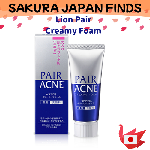 🇯🇵 Lion Pair Acne Creamy Foam Facial Washing Foam [Direct from Japan]