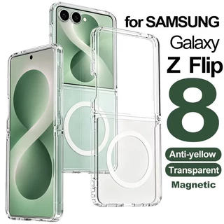 เคสชาร์จไร้สาย สําหรับ Samsung Z Flip 8 7 Flip 6 Flip 5 เคสแม่เหล็ก Z Fold 8 5 6 7 Z Flip7 / Flip6 / Flip5 Magsafe case