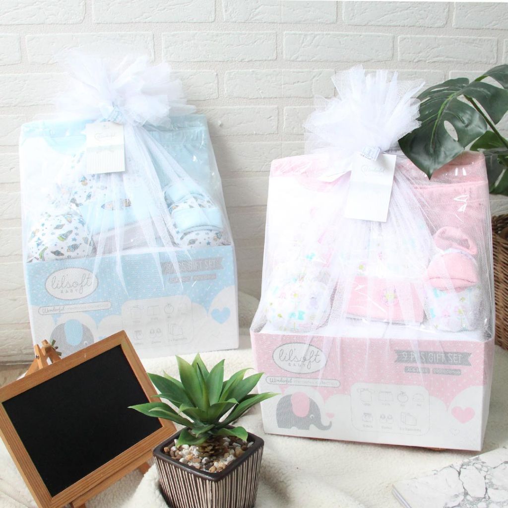 Elegant Kids - ชุดของขวัญเด็ก9ชิ้น ของฝากสำหรับเด็กอายุ 0-6 เดือน