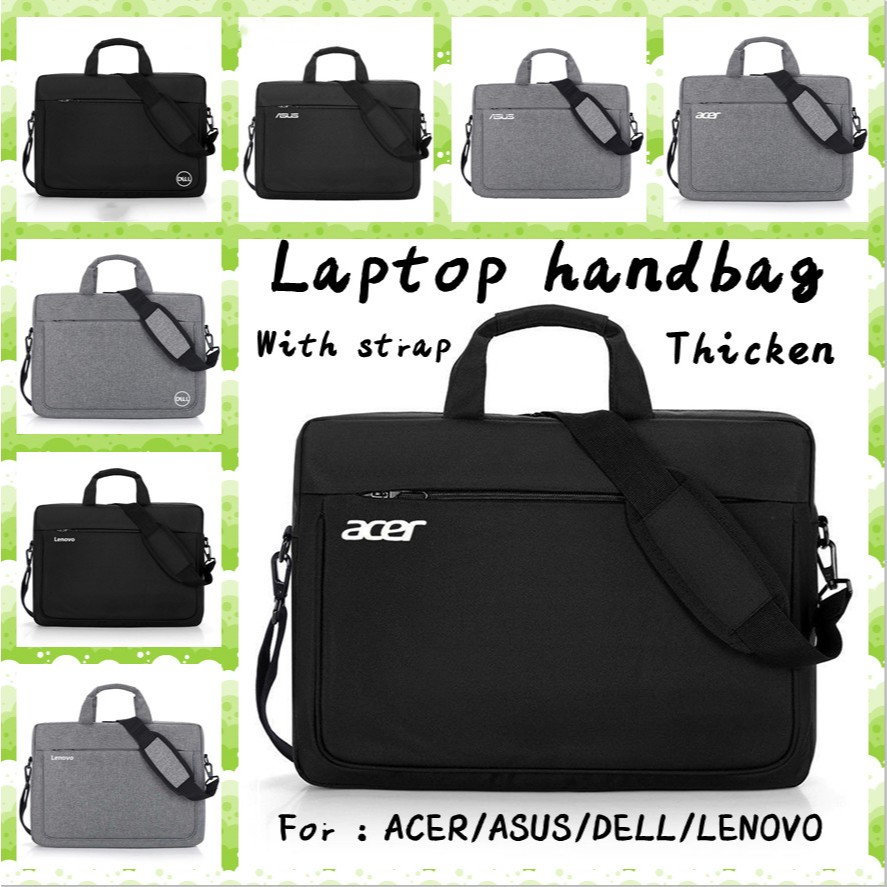 Acer กระเป๋าถือ 14 นิ้ว Dell ความจุขนาดใหญ่ 15.6 นิ้ว Lenovo  กระเป๋าเดินทาง Asus กระเป๋าสะพายข้าง Hp แบบหนา