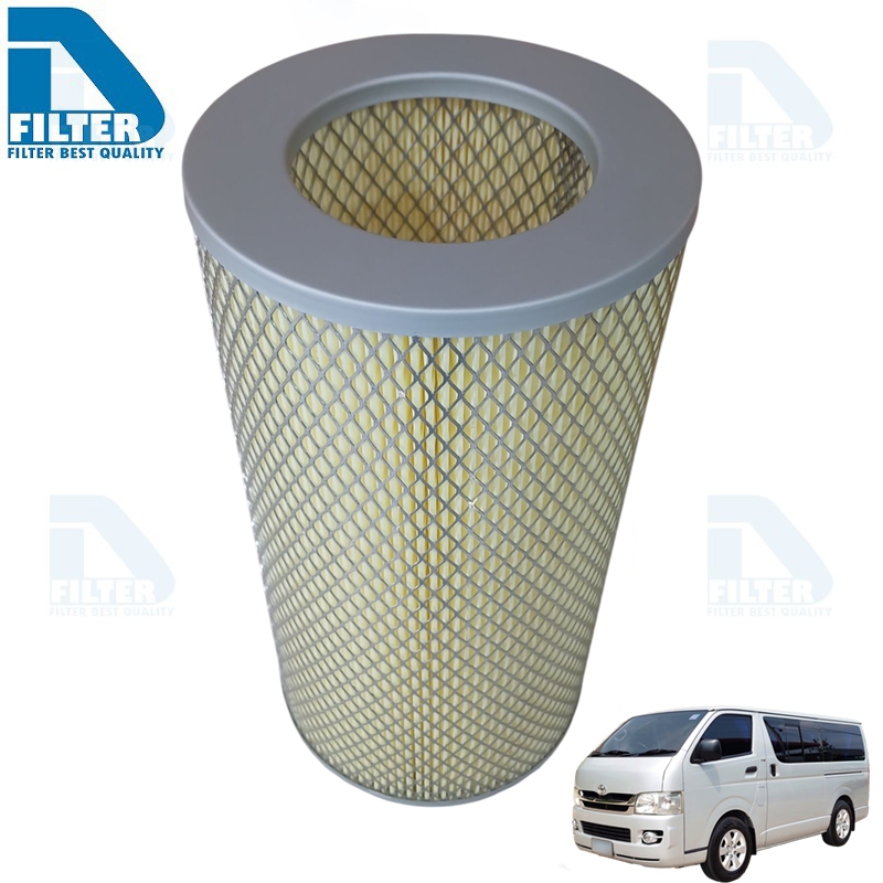 กรองอากาศ Toyota โตโยต้า Hiace Commuter 2005-2018 (เครื่องดีเซล 2.5) By D Filter (ไส้กรองอากาศ) (DA085)