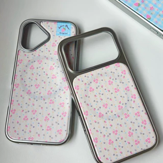 *มีแม่เหล็ก* Silver Edge Phone Case (เคสโทรศัพท์แม่เหล็กผิวด้าน ขอบเงิน) IP11-17PM : InnerChild Col. - SM,PLS!