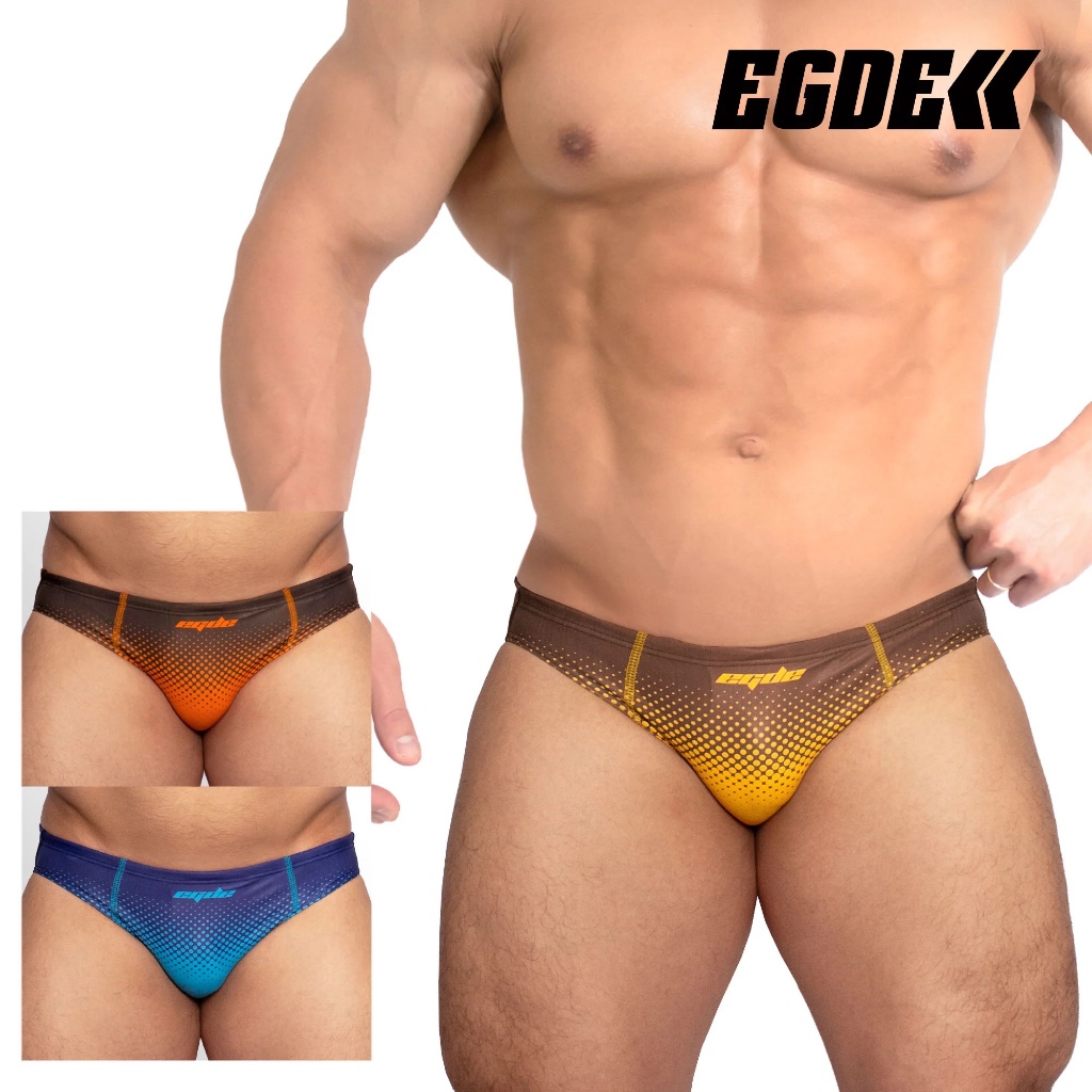(สินค้าพรีออร์เดอร์) EGDE Underwear SPLASH super low-rise swim bikini กางเกงว่ายน้ำชาย บิกินี่