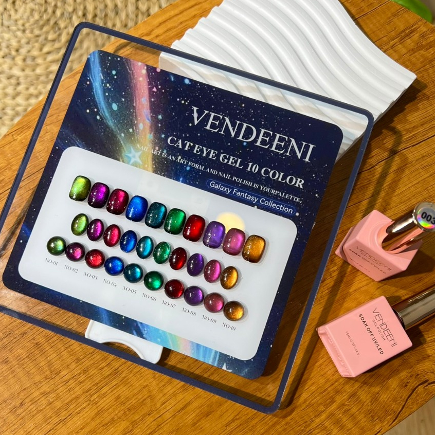 Galaxy Fantasy Cat eye Vendeeni 10 สี  ชุดยาทาเล็บ
