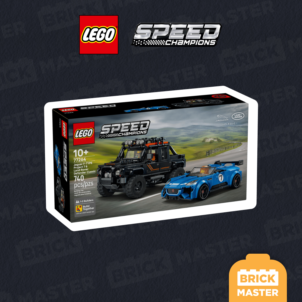 LEGO Speed Champions #77264 : Jaguar Project 7 & Land Rover Defender (เลโก้ รถแข่ง)